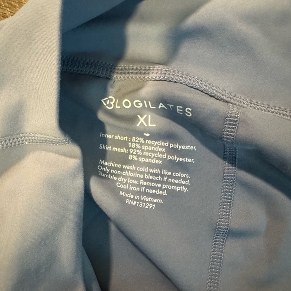 Blogilates Ballerina Skort Steel Blue - Picture 3 of 4